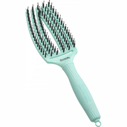 275565 - OLIVIA GARDEN Furçë për Fingerbrush Iconic - Mesatare - Mente - Furçë për Zbërthimin e Fingerbrushave me fije derri dhe najlon