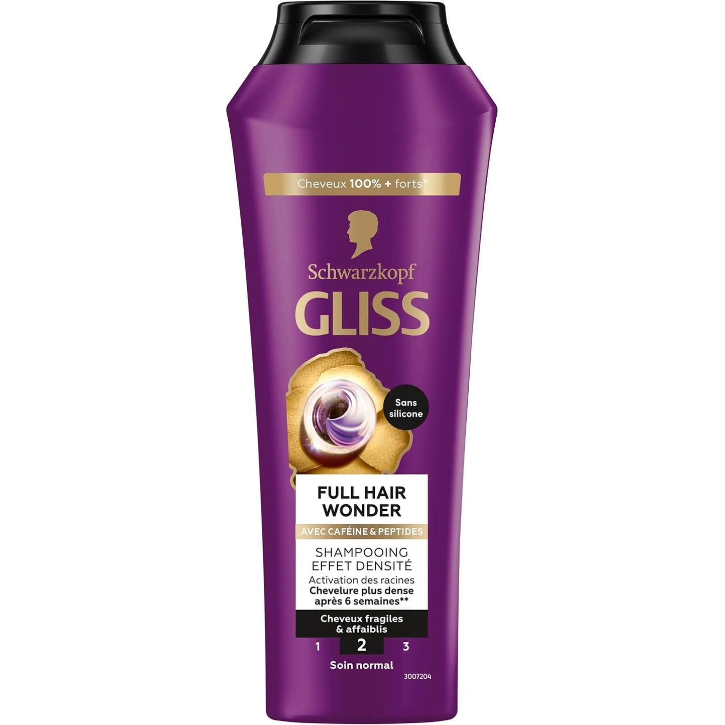 319156 - GLISS - SCHWARZKOPF - Shampo Kondicionuese 250ml - Pa silikon - Aktivizim i rrënjëve - Kafeinë dhe peptide