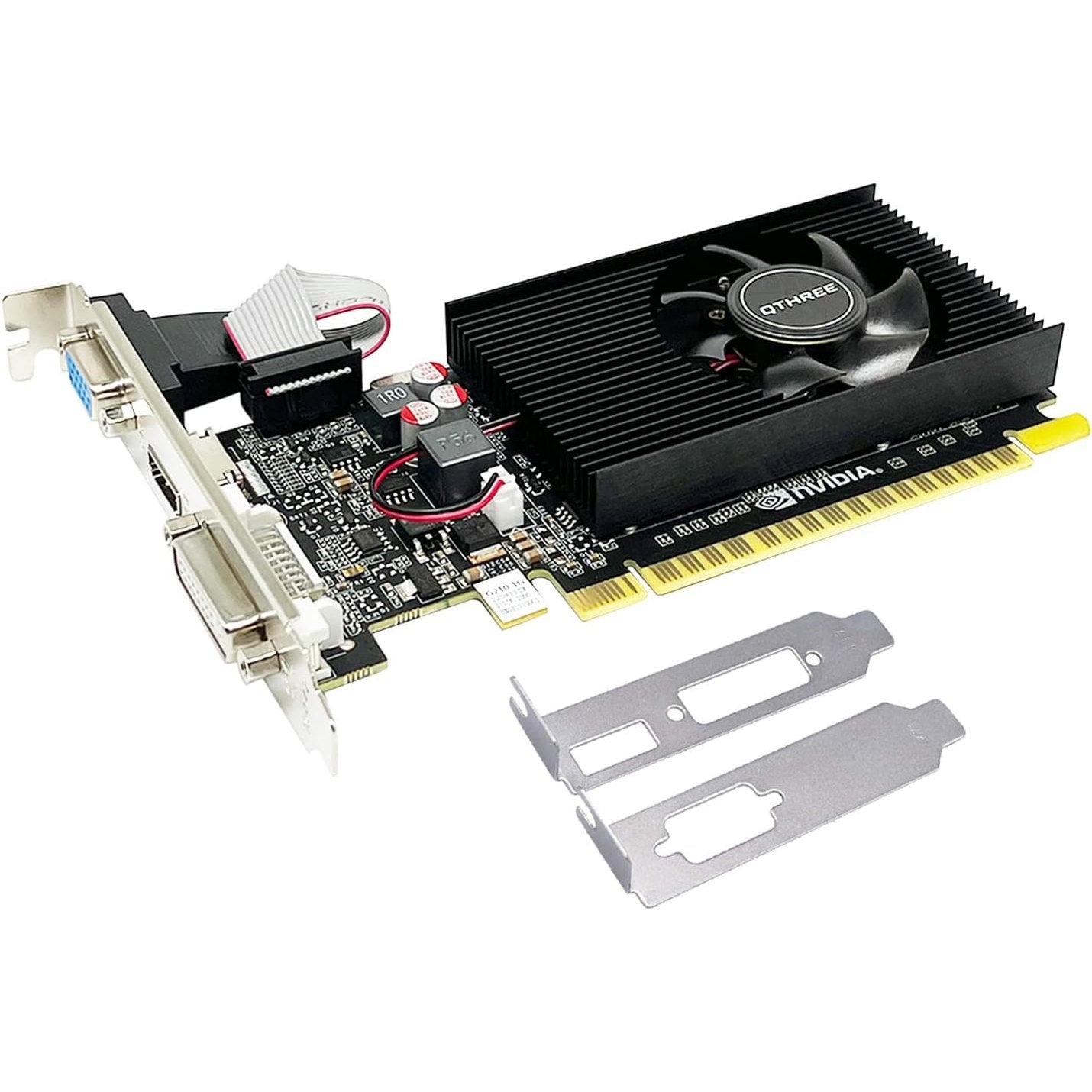 127748 - QTHREE Kartë Grafike GeForce GT 210, 1GB DDR3 64-bit, HDMI DV ...