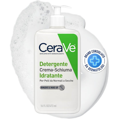 307806 - CeraVe Pastrues me krem në shkumë për fytyrën, heqës grimi