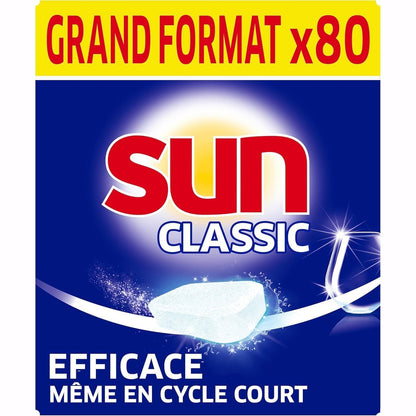 297485 - SUN Tableta për lavastovilje Klasike, të Rregullta, 80 tableta