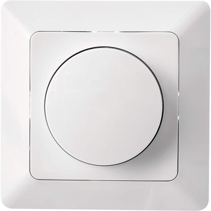 257068 - EMOS - Ndërprerës ndriçimi LED me çelës rrotullues, 230 V~, 50 Hz, 7-150 W/VA, i bardhë (me shkëlqim)