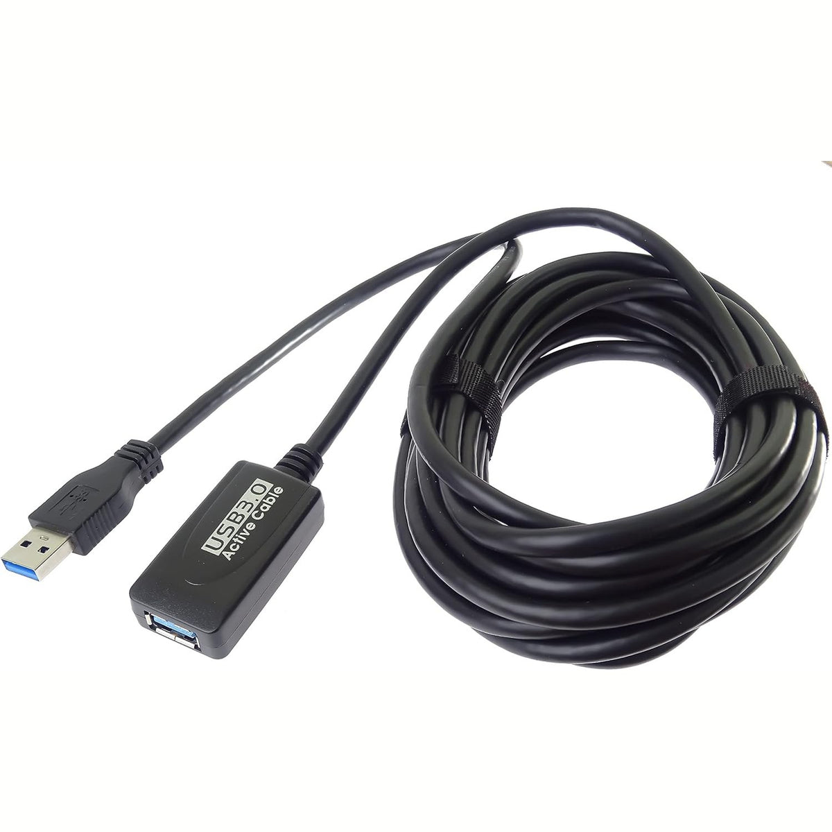 310268 - PREMIUMCORD KABLO ZGJATJE USB ACTIVE ME PËRSËRITËS 5M, USB A FEMËR NË A MASHKULL, KABLO USB 3.2 SUPER SPEED, 2X TË MBROJTURA, AWG20/28, NGJYRË E ZEZË, GJATËSI 5M