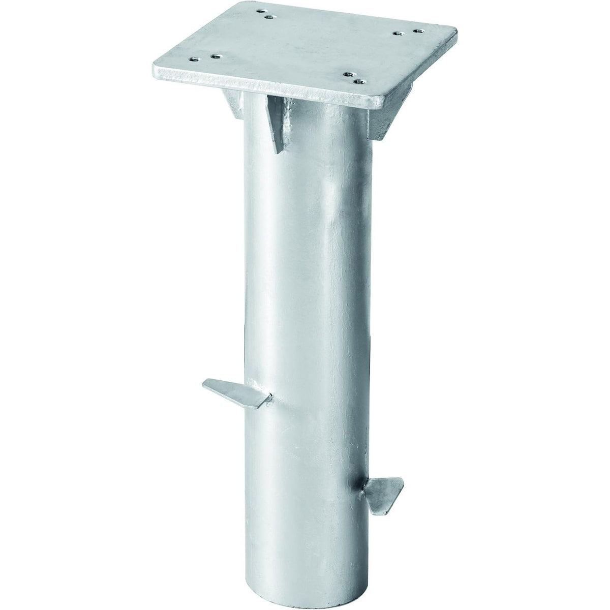 312755 - SCHNEIDER PLLAKË BAZE UNIVERSALE PËR ÇADRA DIELLI ME KONSOL, 897-00, PËR NGULJE NË BETON, 3.8 KG, ARGJEND