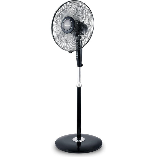 118513 - ARDES - Ventilator Piedestal Oscilues 40 cm, i Fuqishëm dhe i Qetë, me 5 Tehe dhe Regullim të Lartësisë dhe Pjerrësisë, Modeli AR5S41PB