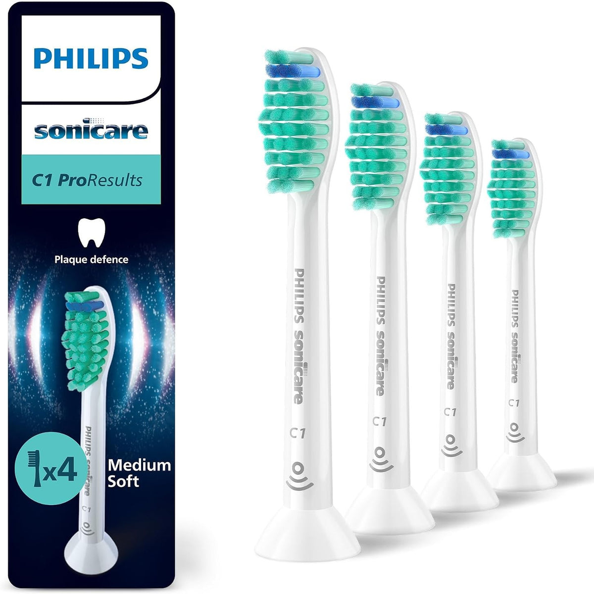 311693 - PHILIPS SONICARE C1 PRORESULTS, KOKA FURÇASH ZËVENDËSUSE, PAKO ME 4, HX6014/87