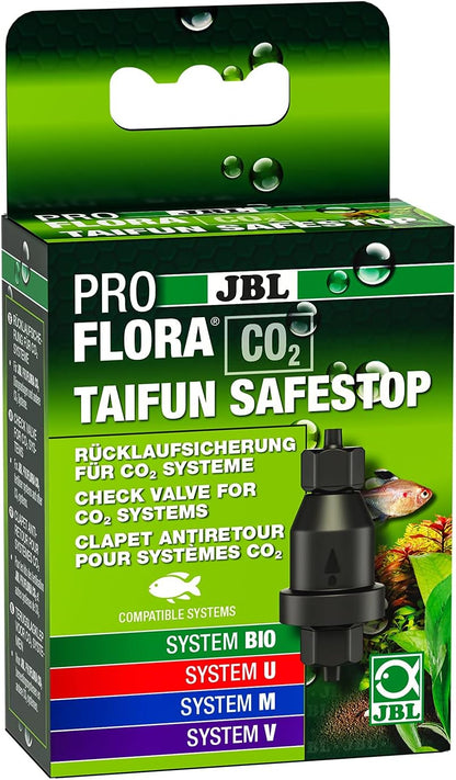 258331 - JBL - PROFLORA CO2 TAIFUN SAFESTOP, parandalues i rrjedhjes së kundërt për sistemet CO2, për diametër tubi 4/6 mm