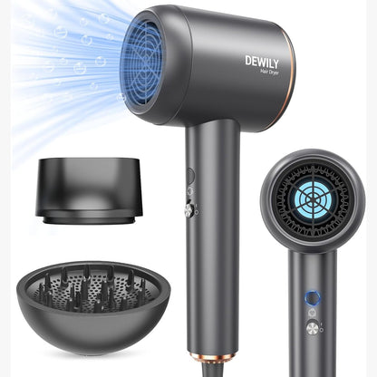 302963 - DEWILY Tharëse flokësh profesionale me difuzor, 1500W/1800W, 4 nivele ngrohjeje, 2 nivele ventilatori
