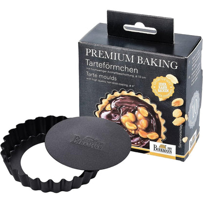 214155 - BIRKMANN Tava për tartele Ø 10 cm, me 6 ndarje, me bazë të lëvizshme