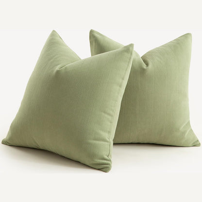 215078 - MANDIOO Set jastëkësh me 2 pjesë 45x45 cm, Mbulesa Jastëkësh Chenille, të Buta, Komode, të Qëndrueshme dhe Moderne