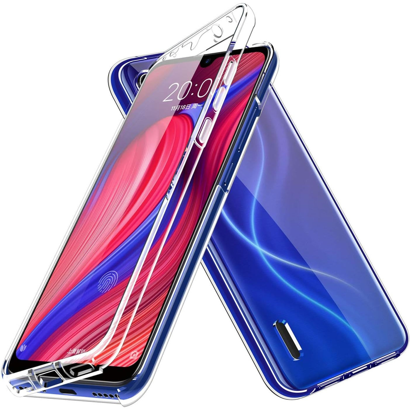 320562 - LXHGROWH Mbulesë për Samsung Galaxy S10e / S10 Lite, Mbrojtëse Telefoni 360 Gradë, Rezistente ndaj Goditjeve, Mbrojtëse e Dyfishtë Transparente