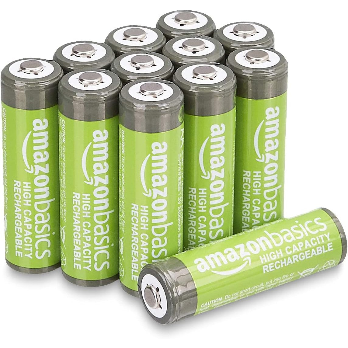 273935 - AMAZON BASICS Pako me 11 bateri AA NiMH të rikarikueshme, 2400 mAh, 1.2 V, të rikarikueshme deri në 400 herë, të parakarikuara