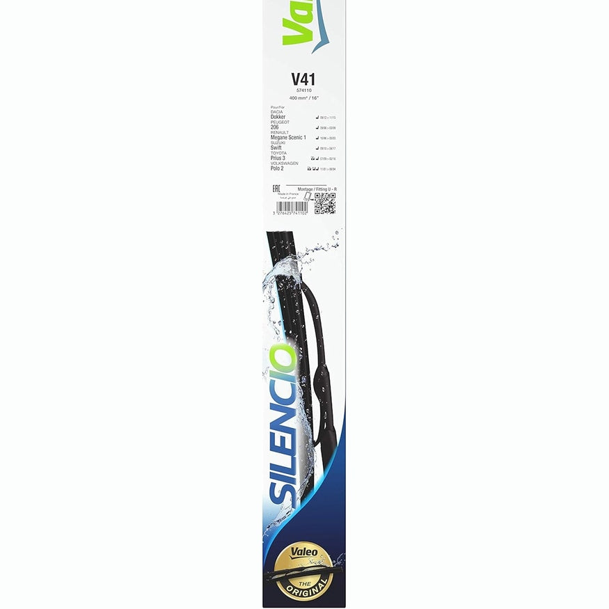 254179 - VALEO Fshirëse Silencio - V41 - Fshirëse Konvencionale 400 mm, 1 Fshesë 574110