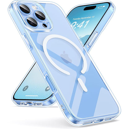296247 - OUDUDIANZI Mbrojtëse Magsafe për iPhone 16 Pro, transparente