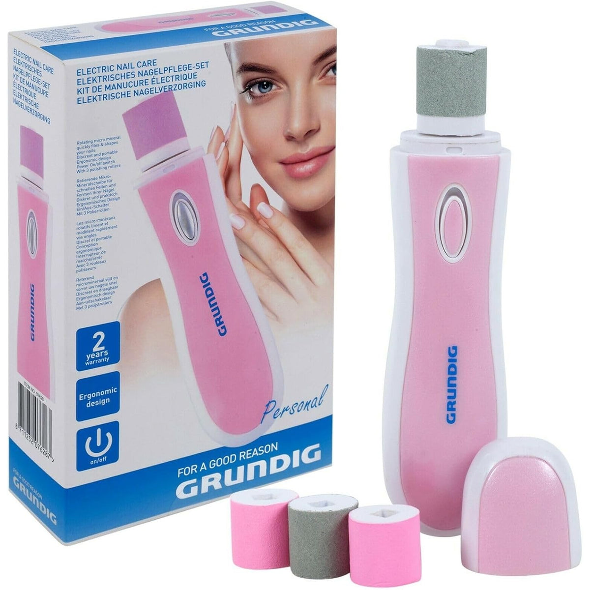 306677 - GRUNDIG Lima Elektrike Thonjsh me 3 Rula Lëmuese, Lima dhe Forma