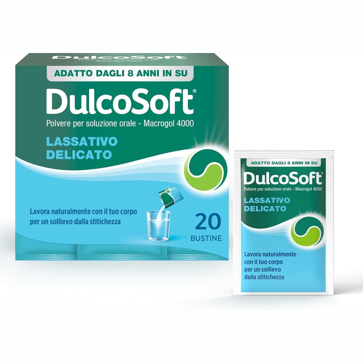 312306 - DULCOSOFT Laksativ Makrogol 4000, 20 Qese
