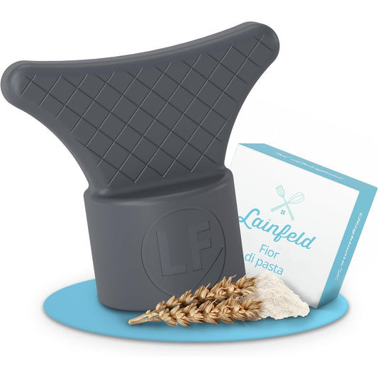 163078 - LAINFELD Aksesorë Për Pjekje në Kuzhinë, Prerësi Rrotullues dhe Gërshërë Ndihmëse për Bimby TM5 dhe TM6 | Pjesë Këmbimi | Materiali: Çeliku Inoks