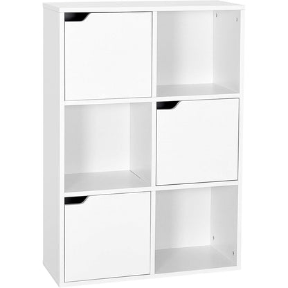 231082 - MEERVEIL - Raft librash prej druri, 6 kube me 3 dyer, i bardhë