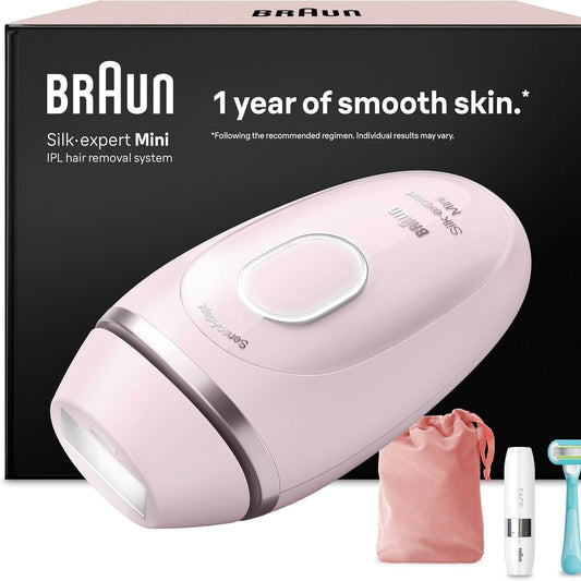 320839 - BRAUN Pajisje IPL Silk·expert Mini PL1112, 100-240V, 50/60Hz, Rozë