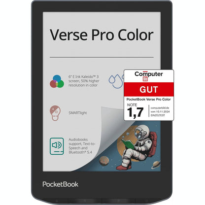 309460 - POCKETBOOK Lexues librash elektronikë Verse Pro Color 16GB, 16 inç, i kuq, me prekje eINK
