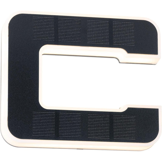 208382 - PAULMANN 94652 Llambë e shtëpisë me numër solari LED, IP44, Bateri Ngrohëse e Zëvendësueshme, 0.2 vat, Dritë e zezë 3000 K, Material plastik