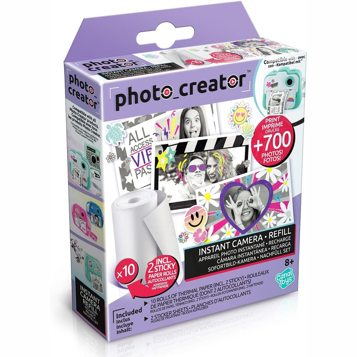 299940 - Canal Toys - Krijues Fotosh - Mbushje Letre Printimi me 10 Rrotulla - Ide Dhurate për Fëmijë 6+ Vjeç