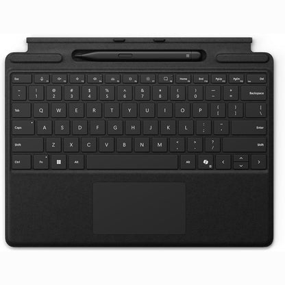 272655 - MICROSOFT SURFACE PRO - Tastiera me Surface Slim Pen, E zezë, QWERTZ, Pesha: 0.4 kg