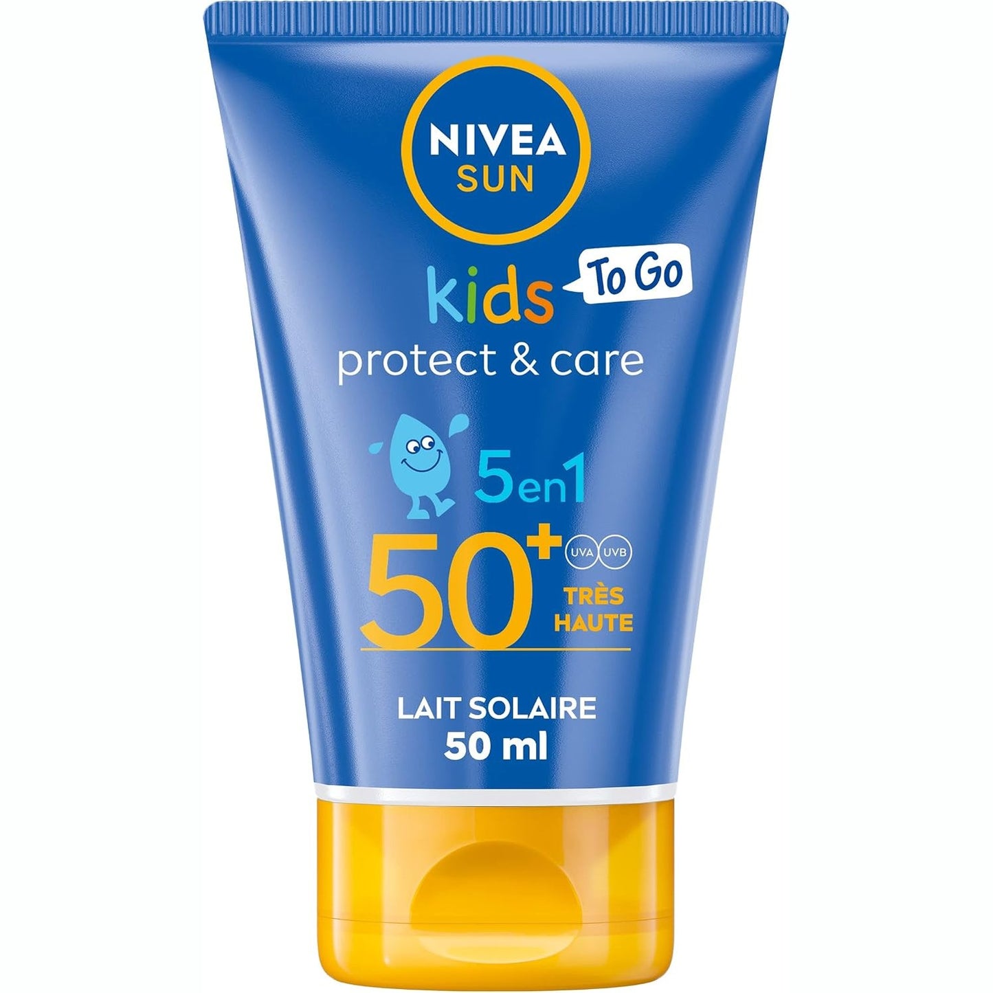 321821 - NIVEA SUN - Locion mbrojtës nga dielli për fëmijë - SPF 50+ - Madhësi udhëtimi (1 x 50 ml) - Rezistent ndaj ujit