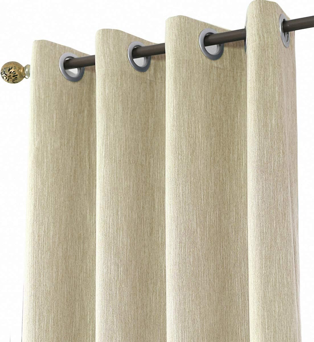 246014 - Melodieux Perde errësire me 1 Panel për Dhomë Gjumi, Dhomë Ndenjeje, Dhomë Zhveshjeje, Pergolë, Bezhë 116x183cm