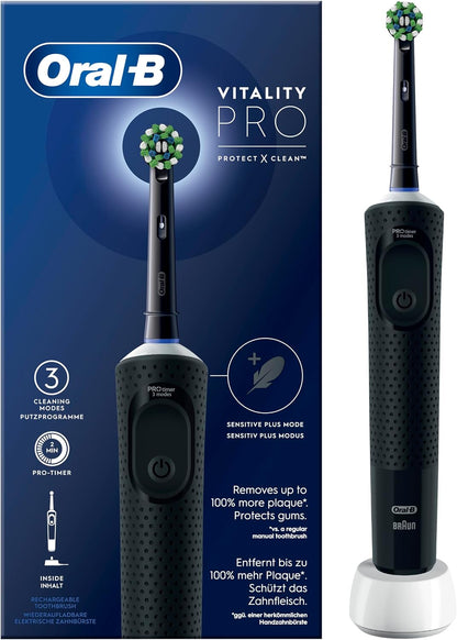 316851 - ORAL-B Furçë dhëmbësh elektrike Vitality Pro e zezë, 1 kokë furçe