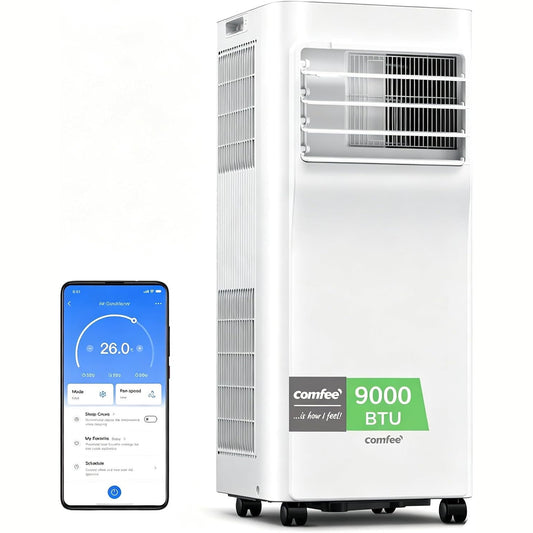 288168 - COMFEE Kondicioner Portativ Breezy Cool Pro 2.6, 9000 BTU, 2.6kW, ftohje, ventilim, heqje lagështie, madhësi dhome deri në 88m³ (33㎡), Klasa e Energjisë A