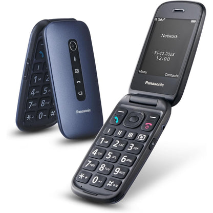 309550 - PANASONIC KX-TU550EXC - Telefon me palosje, 4G, kamerë 1.2MP, ekran 2.8", kohë gatishmërie 300 orë, ngjyra blu