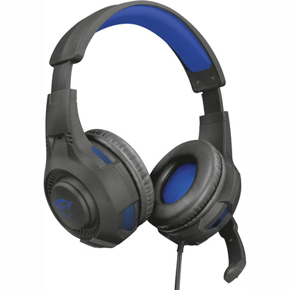 268716 - TRUST Kufje Gaming GXT 307B Ravu për Playstation 4 (PS4) dhe Playstation 5 (PS5) me Mikrofon të Rregullueshëm dhe Shirit Koke, Kabllo 2m - Blu