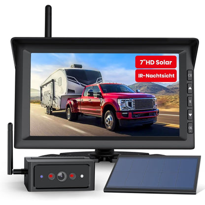 272627 - KAMERA BACKUP PA TEL AUTO-VOX ME MONITOR 7 INÇ 1080P, MBËSHTETJE PËR DY KAMERA, SHIKIM NATËS ME IR, I PËRSHTATSHËM PËR MAKINA/RIMORKIO/KAMIONË/KARMAVANË
