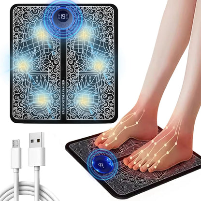 290431 - Masazhues këmbësh EMS, USB elektrik, 8 mënyra, 19 nivele intensiteti