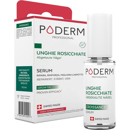 316918 - PODERM - NDALO GRËNIEN E THONJVE - Serum Kujdesi Anti-Stres 100% Natyral - Aktivizon Rritjen - Të Rritur/Fëmijë - Prodhuar në Zvicër