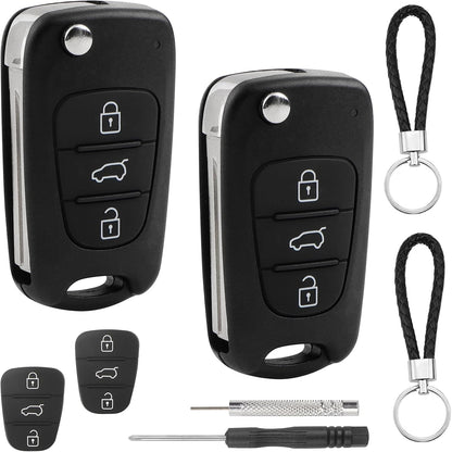 335185 - HYUNDAI 2 kuti çelësash me telekomandë me 3 butona për i10, i20, i30, ix20