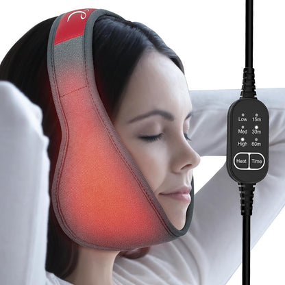 289943 - Comfytemp - Ngrohës fytyre për nofulla me USB, Jastëk ngrohës 83x11cm, me mbyllje automatike, kompresë nxehtësie