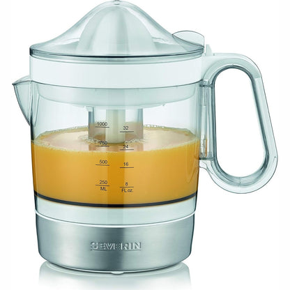 277526 - SEVERIN Presë agrumesh CP 3535, 1.0L, 40W, çelik inox i bardhë, me rregullator tuli