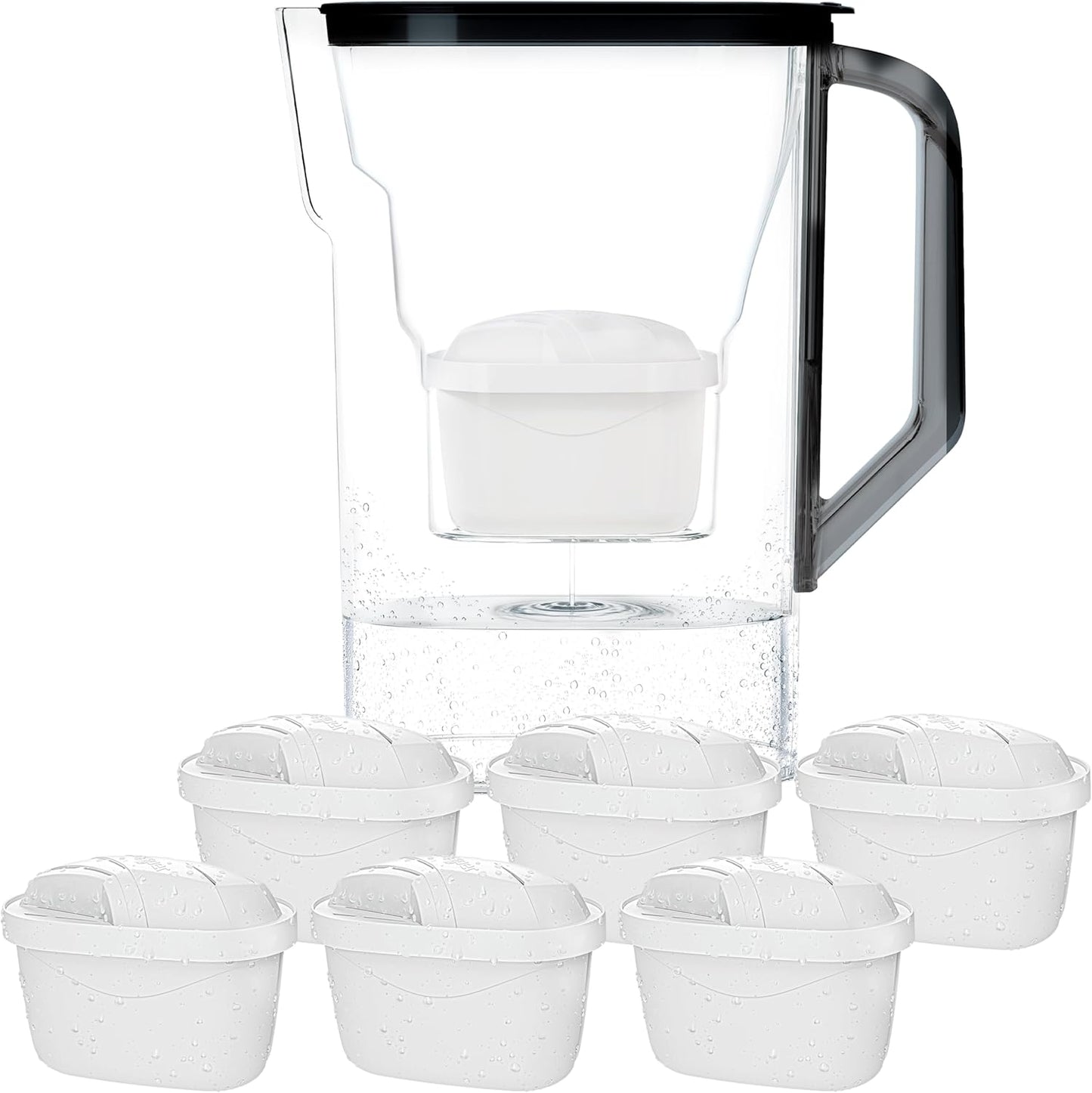214696 - WESSPER Kana me Derë Frigoriferike 2.7 Litra, Set me 6 Filtra Uji