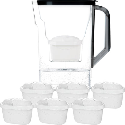 214696 - WESSPER Kana me Derë Frigoriferike 2.7 Litra, Set me 6 Filtra Uji
