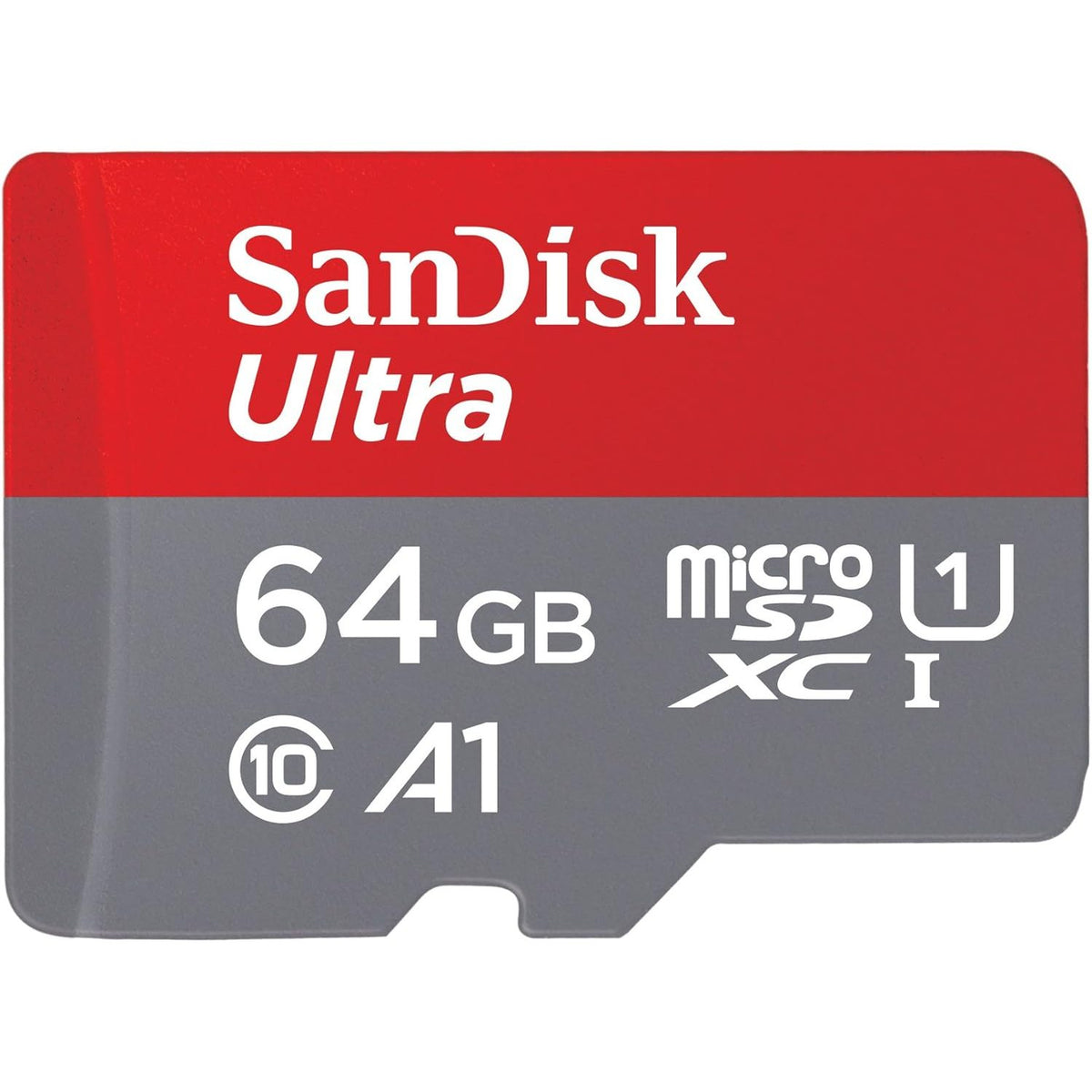 320107 - SANDISK Kartë Ultra 64 GB microSDXC UHS-I për Chromebook me adaptor SD (A1, Klasa 10, U1, Video Full HD, Shpejtësi Leximi deri në 140 MB/s)