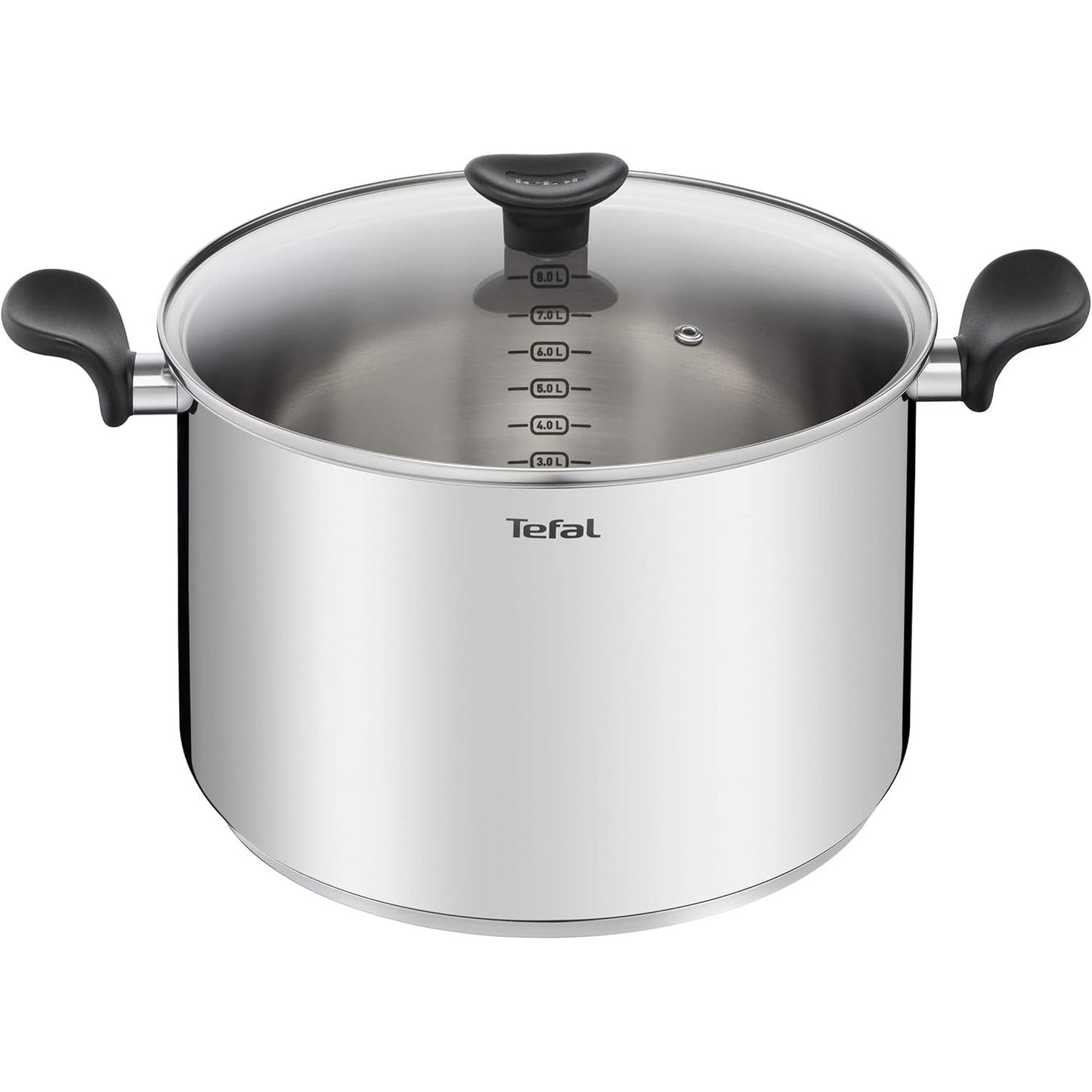 221438 - TEFAL Tenxhere Primare 28 cm + kapak, çelik inox premium, kompatibil me induksion, garanci 10-vjeçare