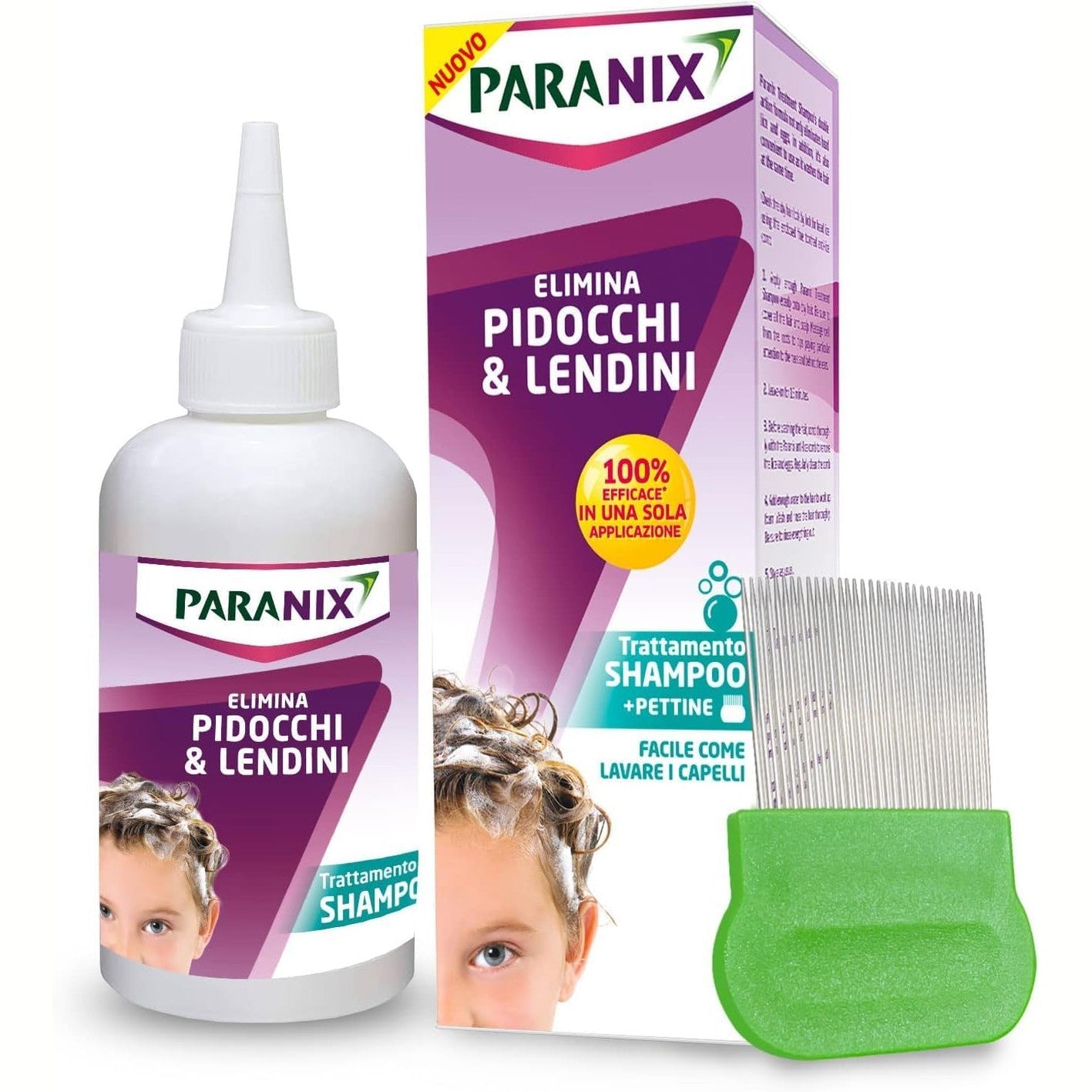 272018 - PARANIX Shampo për trajtim me krehër, eliminon morrat dhe thërrijat, 200 ml