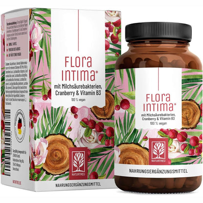 316727 - NATURTREU Kompleks Kulturash për Florën Intime të Grave, 100 miliardë CFU/g, me baktere të acidit laktik, boronicë dhe 7 lloje Lactobacillus