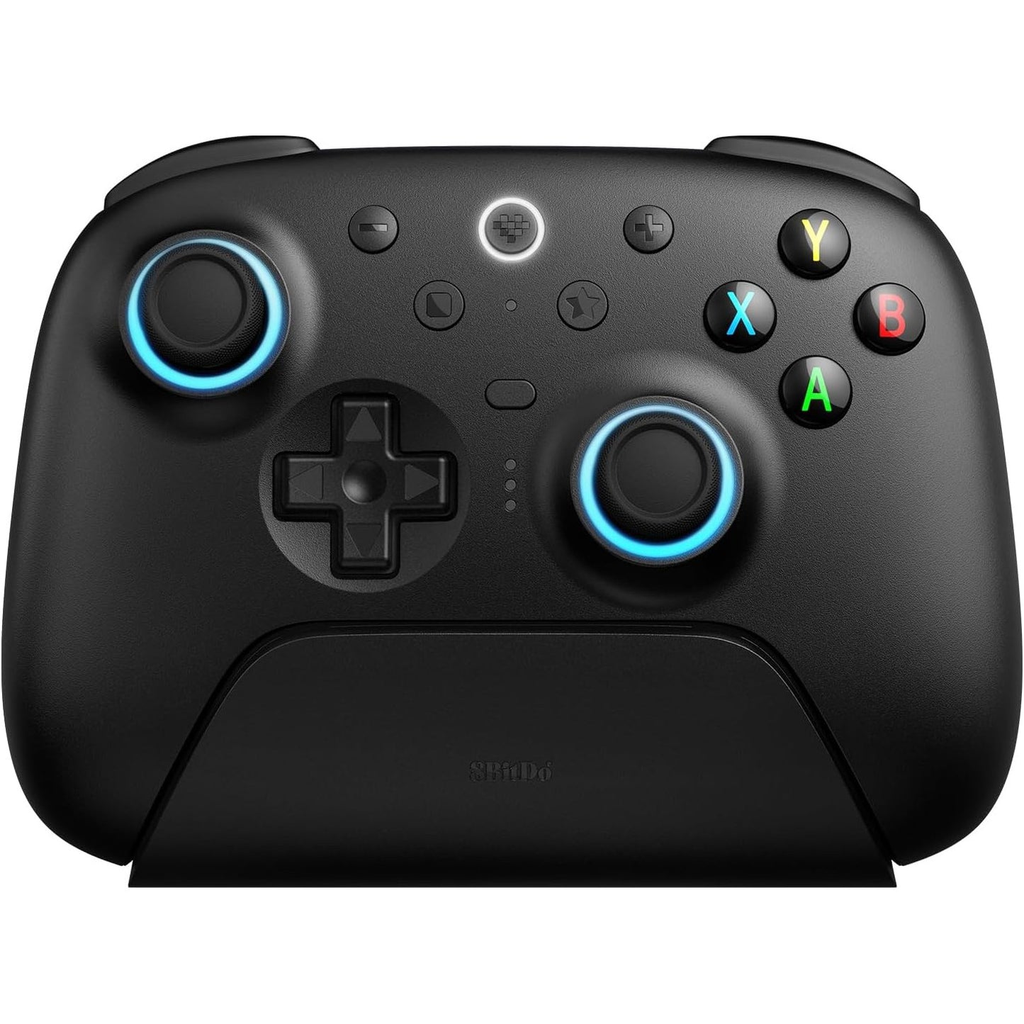319643 - 8BITDO Kontrollues pa tel Ultimate 2 për Windows dhe Android, Kontrollues lojërash me levë TMR, Efekt Hall i ndërrueshëm/Shkakues prekës, Kontroll lëvizjeje, Unazë zjarri RGB, Teknologji pa tel me 8 shpejtësi, e zezë