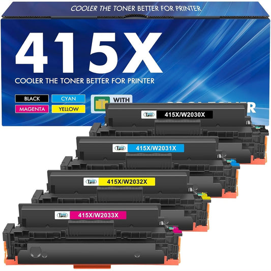 267754 - TONER 415X 415A MFP M479fdw: Zëvendësim i fishekut të tonerit kompatibël me HP 415X Color LaserJet Pro MFP M479dw M479fdw M479fnw M479fdn M454dw M454dn M479 W2030X W2031X W2032X W2033X, 4 copë