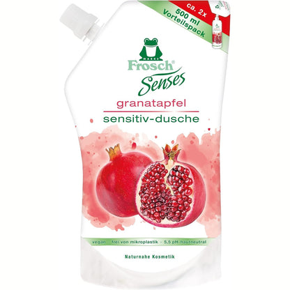 304081 - FROSCH Xhel dushi Senses Pomegranate Sensitive, pH neutral, vegan, 500 ml