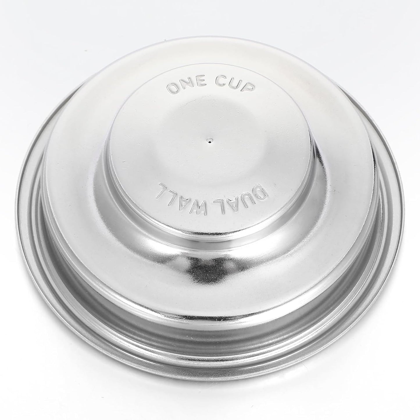 224965 - Oruola Filtër kafeje, Shportë Portafilteri 58 mm, Filtër çeliku inox me dy shtresa, 1 filxhan, Filtër poroz për makina kafeje