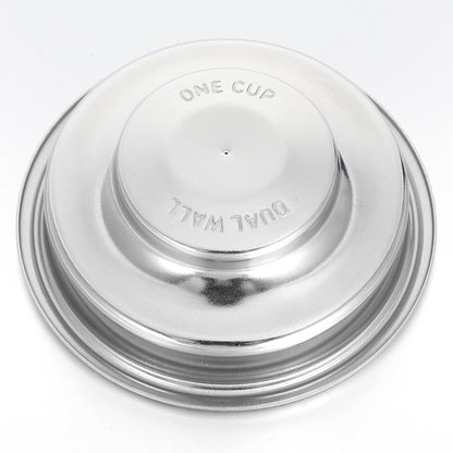 224965 - Oruola Filtër kafeje, Shportë Portafilteri 58 mm, Filtër çeliku inox me dy shtresa, 1 filxhan, Filtër poroz për makina kafeje